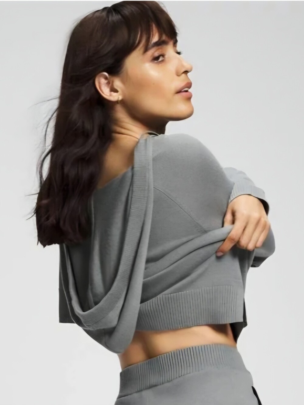 NWT 24/7 Soma Cotton Hoodie Sweater Sedona Sage XL - Picture 3 of 15